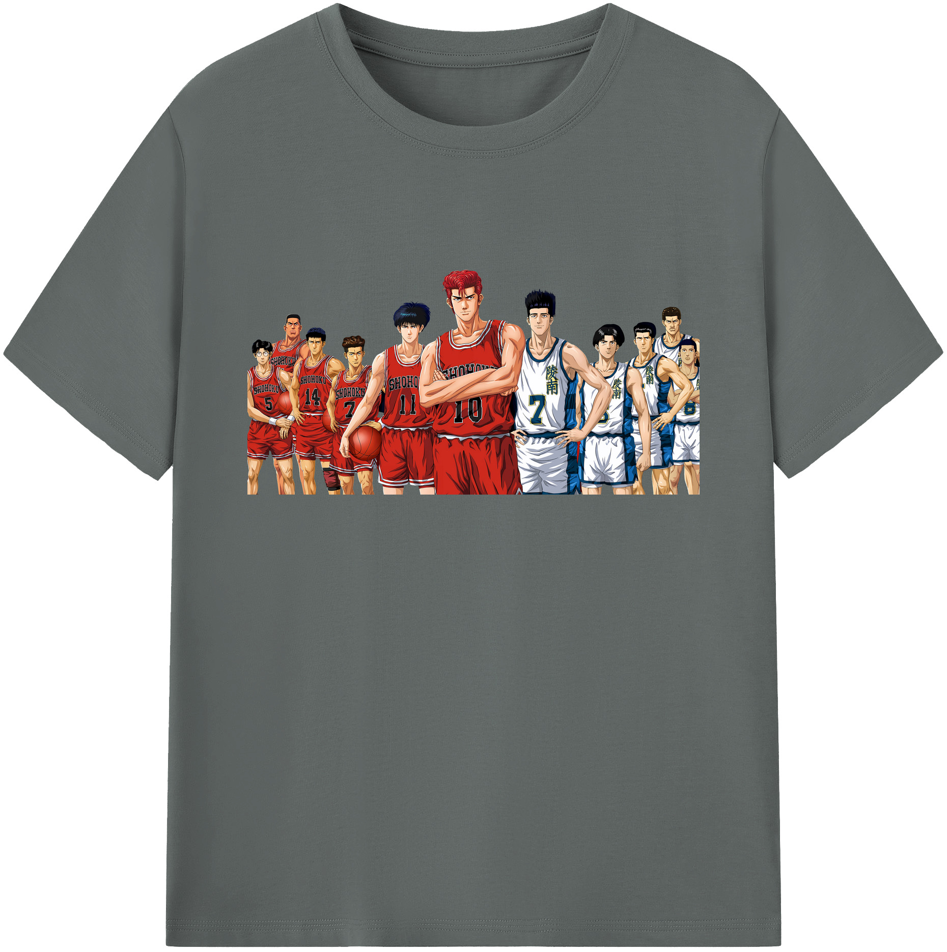 （画像用） SLAM DUNK／スラムダンク 綿100％ メンズ半袖Tシャツ｜肌触りやわらか＆通気性